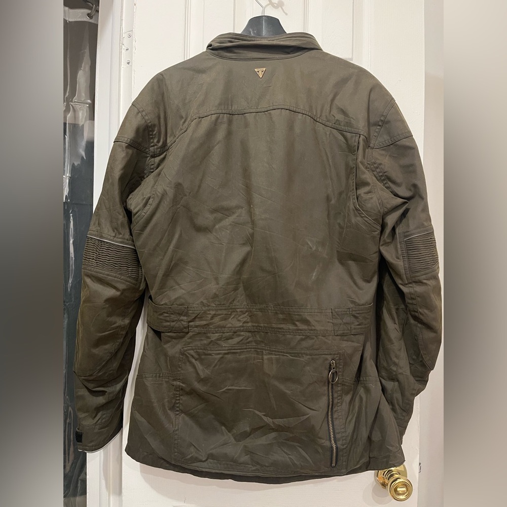 Triumph Motorcycles Barbour International Original Waxed Cotton Jacket - Picture 10 of 11